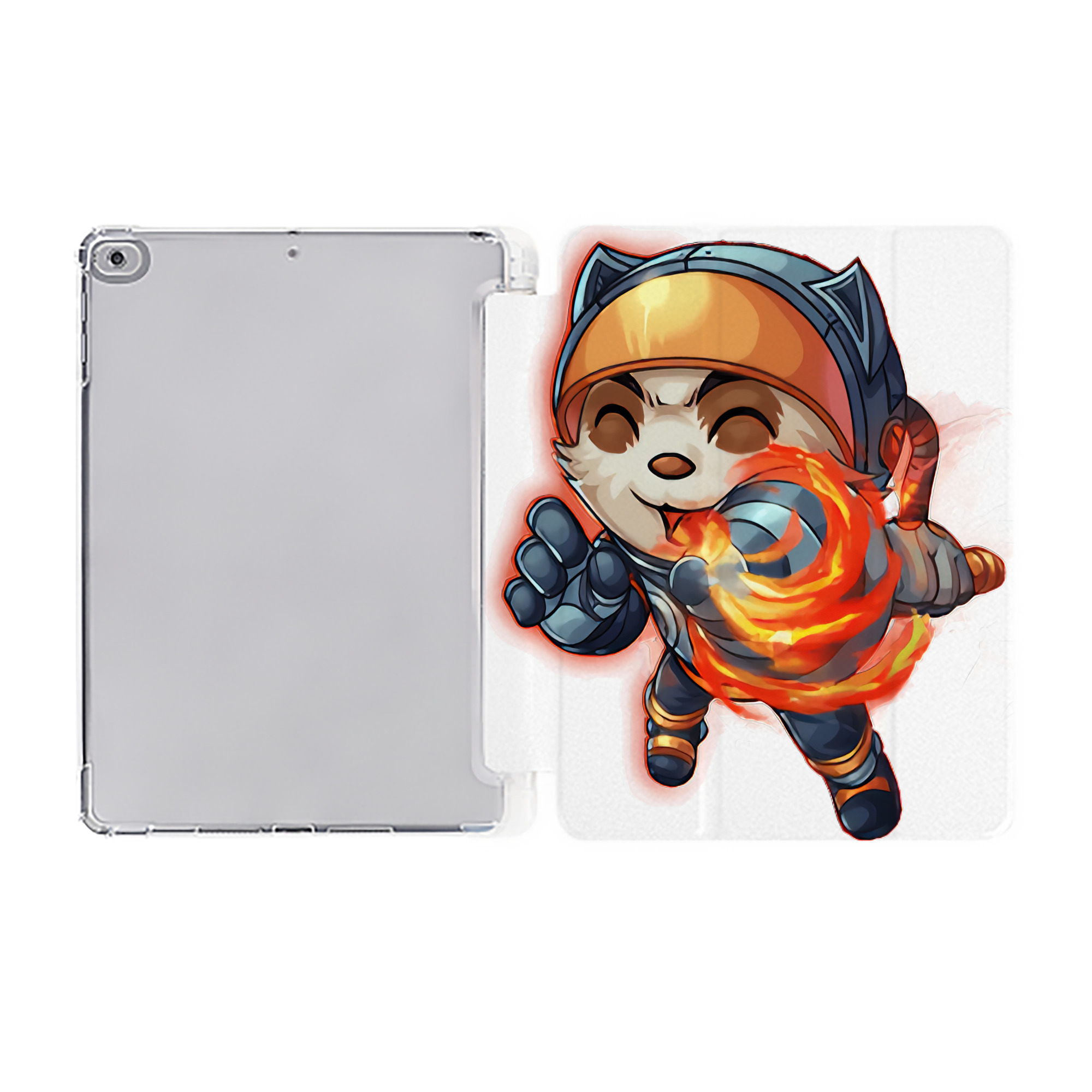 （画像用） リーグ・オブ・レジェンド League of Legends LOL IPad ケース ペン収納付き 三つ折りスタンド PUレザー×シリコン 対応機種9.5/10.5/10.9インチ